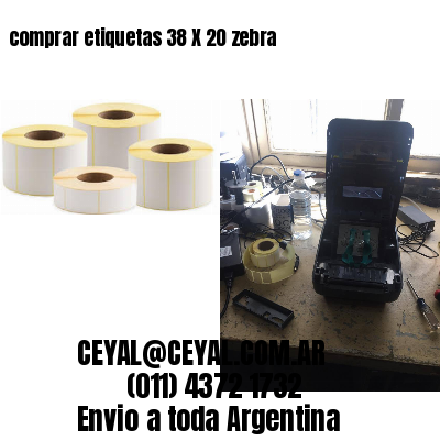 comprar etiquetas 38 X 20 zebra