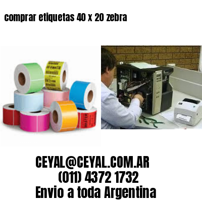 comprar etiquetas 40 x 20 zebra