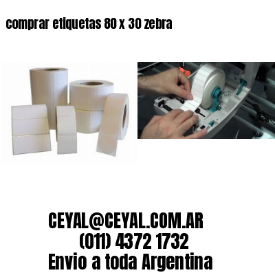 comprar etiquetas 80 x 30 zebra