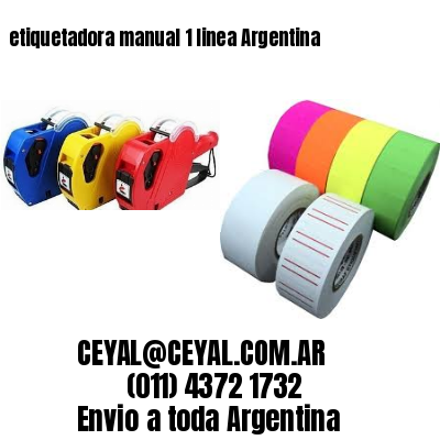 etiquetadora manual 1 linea Argentina