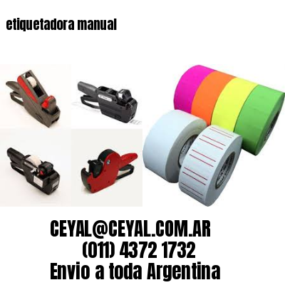 etiquetadora manual