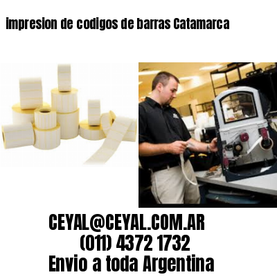 impresion de codigos de barras Catamarca