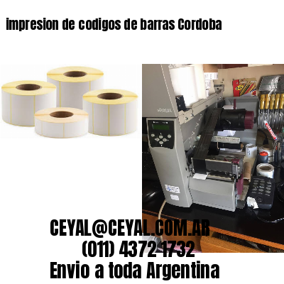 impresion de codigos de barras Cordoba