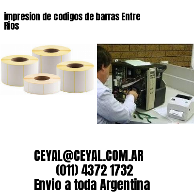 impresion de codigos de barras Entre Rios