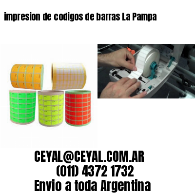 impresion de codigos de barras La Pampa
