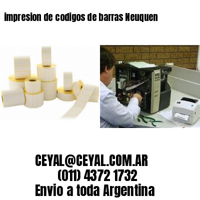 impresion de codigos de barras Neuquen