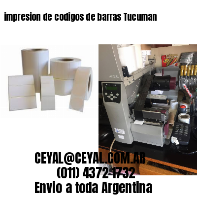 impresion de codigos de barras Tucuman