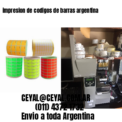 impresion de codigos de barras argentina