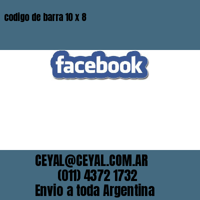 codigo de barra 10 x 8