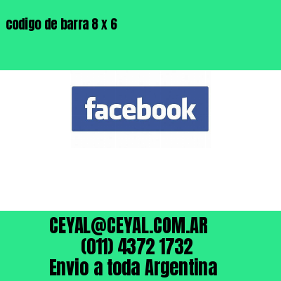 codigo de barra 8 x 6