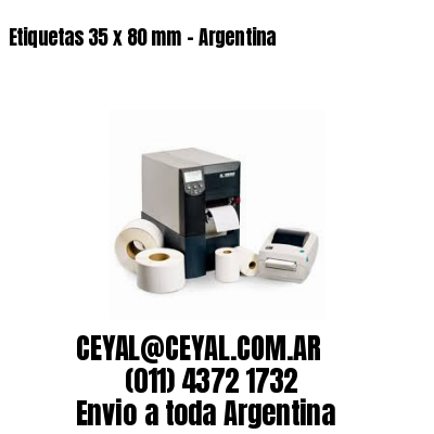 Etiquetas 35 x 80 mm – Argentina