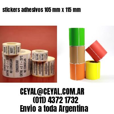 stickers adhesivos 105 mm x 115 mm