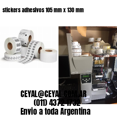 stickers adhesivos 105 mm x 130 mm