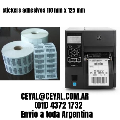 stickers adhesivos 110 mm x 125 mm