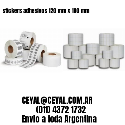 stickers adhesivos 120 mm x 100 mm