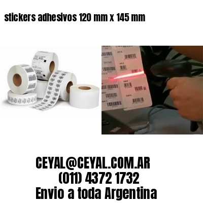 stickers adhesivos 120 mm x 145 mm