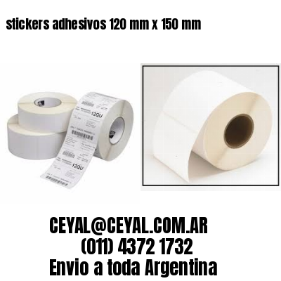 stickers adhesivos 120 mm x 150 mm