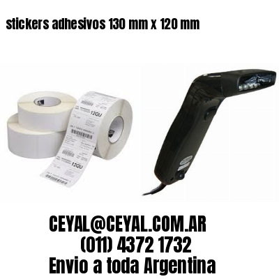 stickers adhesivos 130 mm x 120 mm