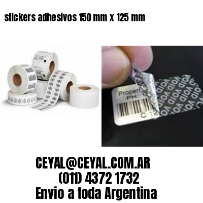 stickers adhesivos 150 mm x 125 mm