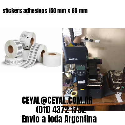 stickers adhesivos 150 mm x 65 mm