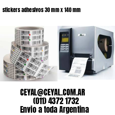 stickers adhesivos 30 mm x 140 mm