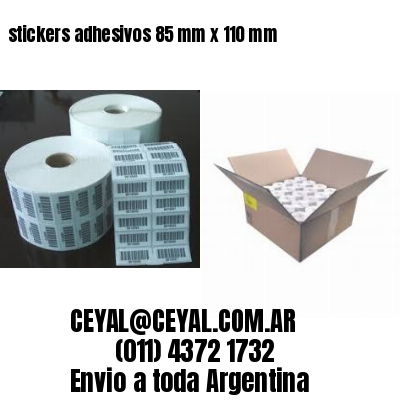 stickers adhesivos 85 mm x 110 mm