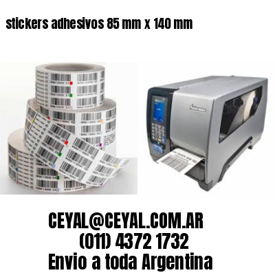 stickers adhesivos 85 mm x 140 mm