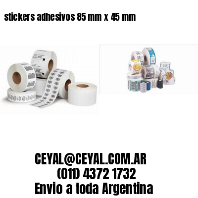 stickers adhesivos 85 mm x 45 mm