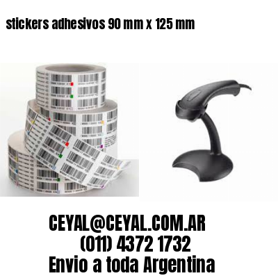 stickers adhesivos 90 mm x 125 mm