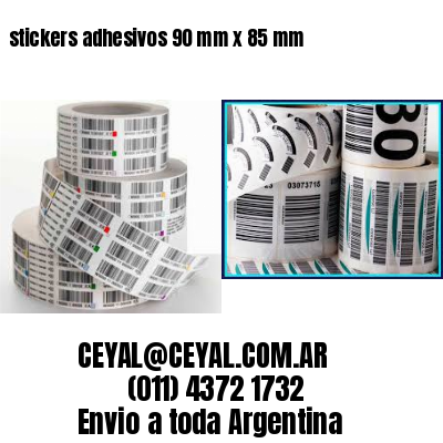 stickers adhesivos 90 mm x 85 mm