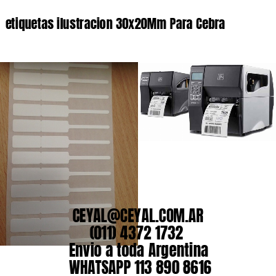 etiquetas ilustracion 30x20Mm Para Cebra