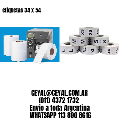 etiquetas 34 x 54
