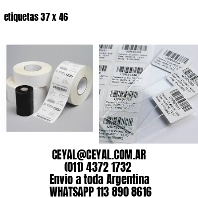 etiquetas 37 x 46