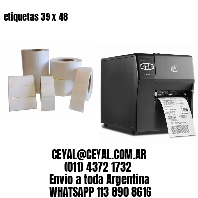 etiquetas 39 x 48