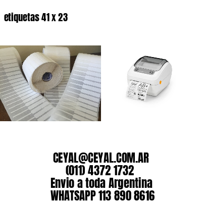 etiquetas 41 x 23