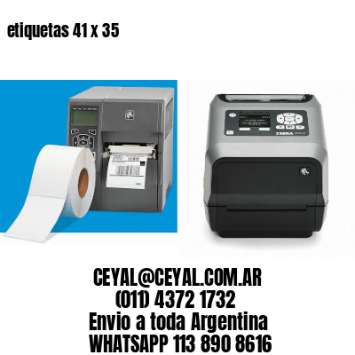 etiquetas 41 x 35