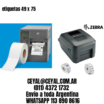 etiquetas 49 x 75