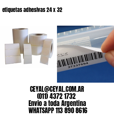 etiquetas adhesivas 24 x 32