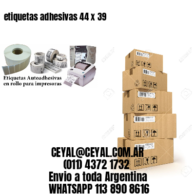 etiquetas adhesivas 44 x 39