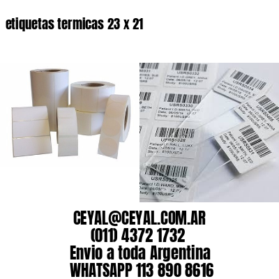 etiquetas termicas 23 x 21