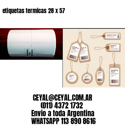 etiquetas termicas 28 x 57