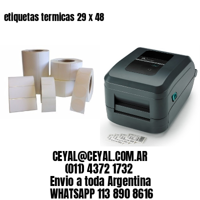 etiquetas termicas 29 x 48