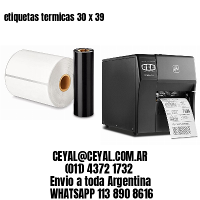 etiquetas termicas 30 x 39
