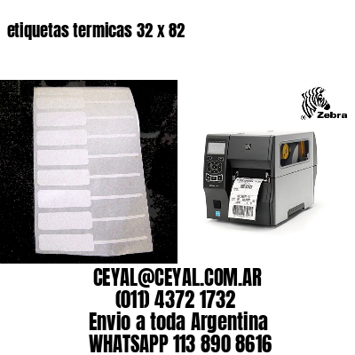 etiquetas termicas 32 x 82