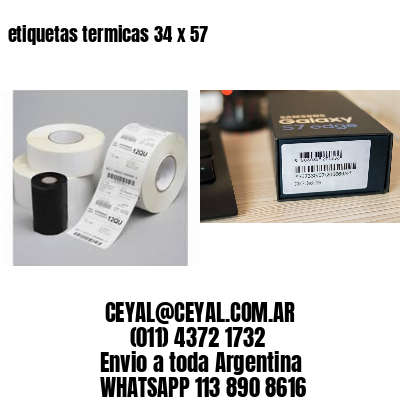 etiquetas termicas 34 x 57