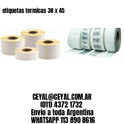 etiquetas termicas 38 x 45
