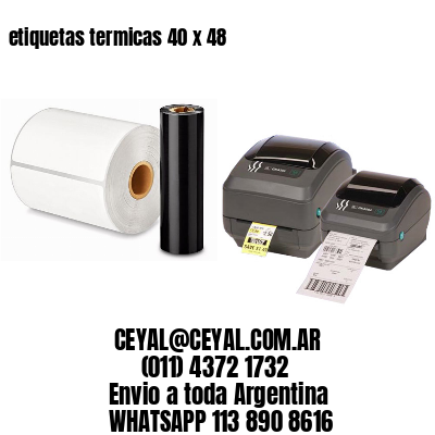 etiquetas termicas 40 x 48
