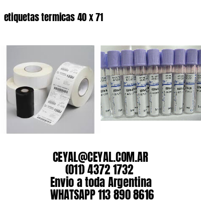 etiquetas termicas 40 x 71