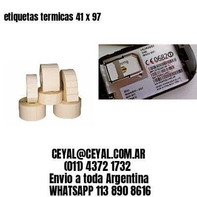 etiquetas termicas 41 x 97
