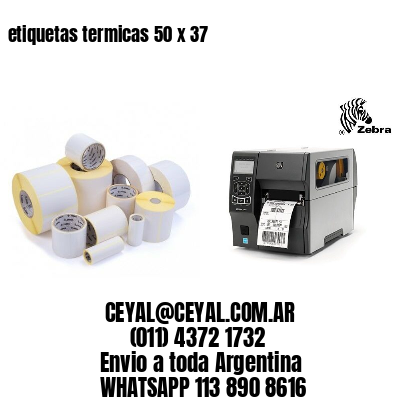 etiquetas termicas 50 x 37